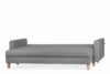 ERISO Ciemnoszara sofa 3 osobowa rozkładana ciemny szary - zdjęcie 4