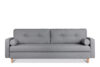 Ciemnoszara sofa 3 osobowa rozkładana