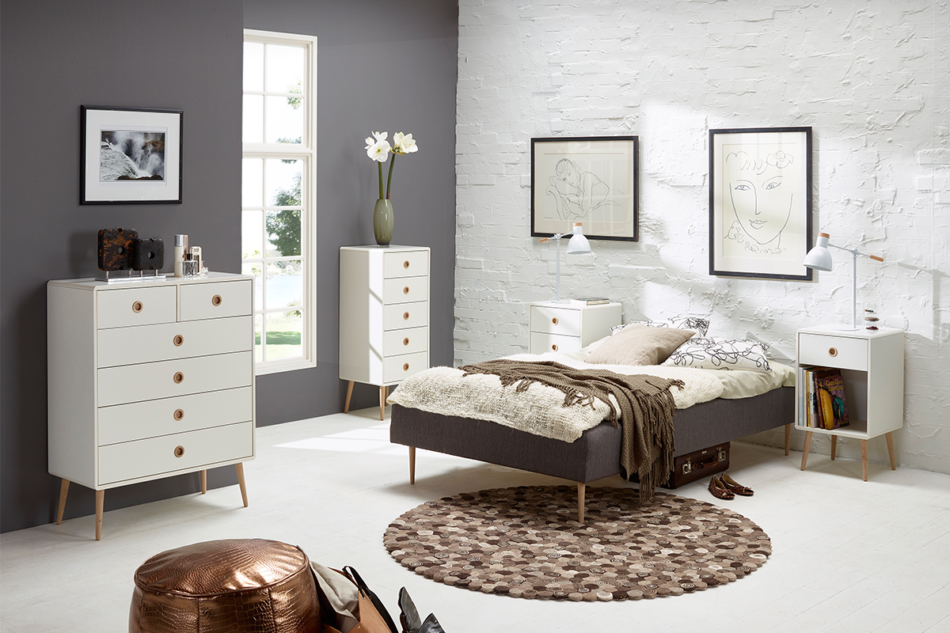 SOFTLINE Komoda biały/dąb - zdjęcie 6