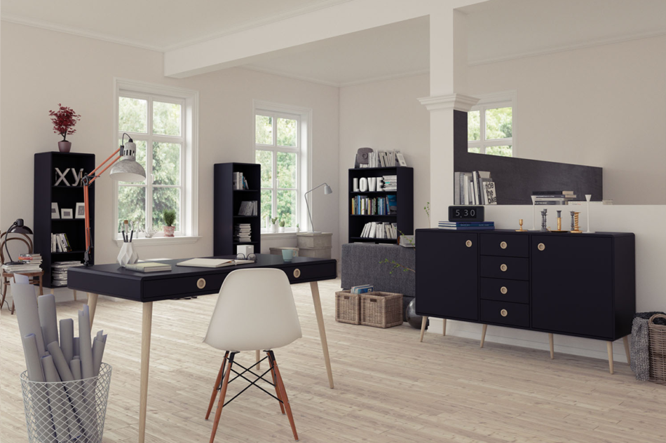 SOFTLINE Komoda biały/dąb - zdjęcie 3