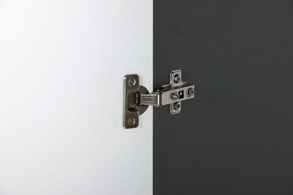 SHIBU Dziecięca szafa z drążkiem grafit/biały/różowy - zdjęcie 5