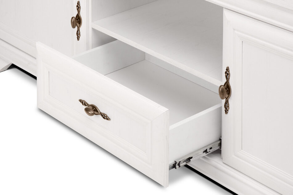 IMPERIO Biała szafka rtv 150 cm biały - zdjęcie 3