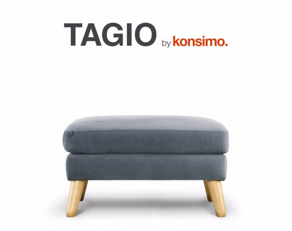 TAGIO Szara pufa skandynawska szary - zdjęcie 5