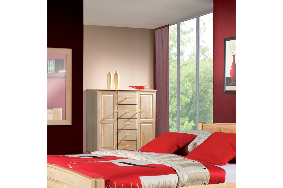 TARDA Szafka RTV sosna naturalna - zdjęcie 2