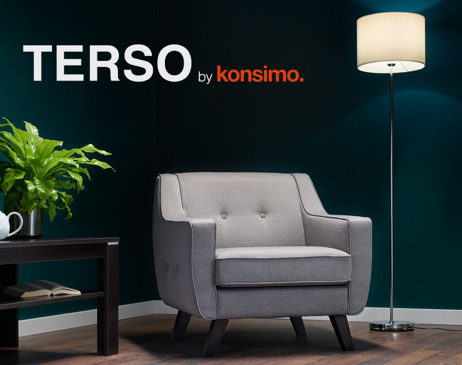 TERSO Fotel szary - zdjęcie 9