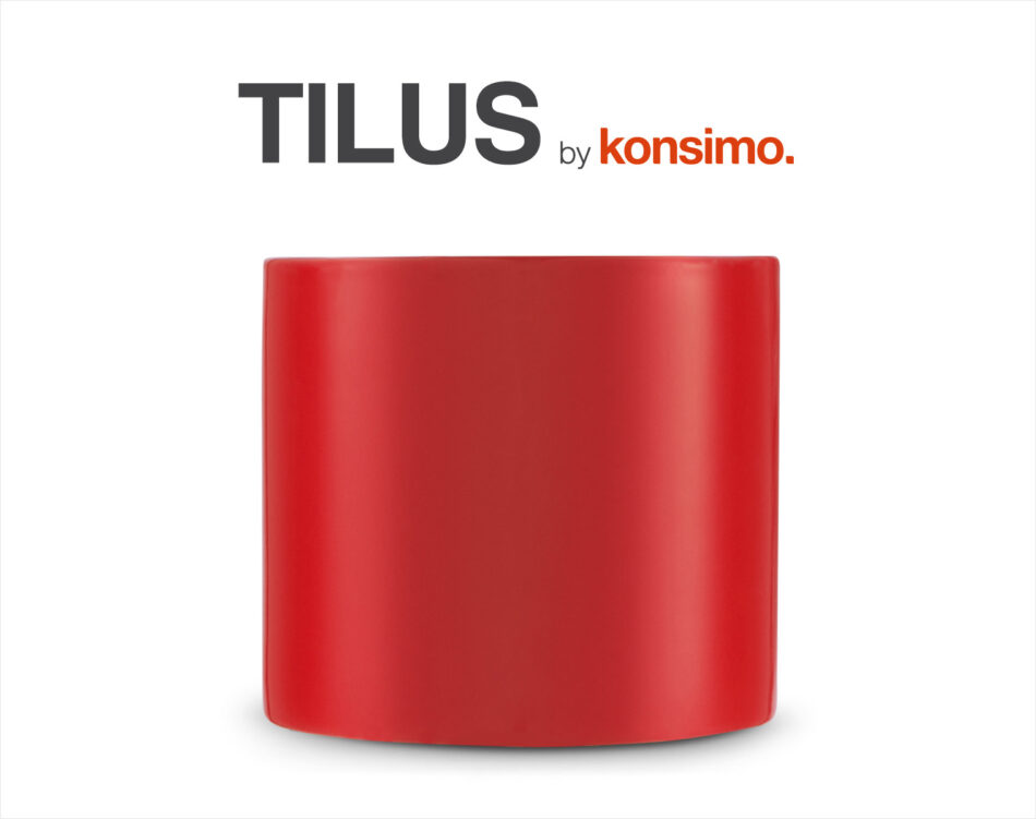 TILUS Osłonka do kwiatów czerwony - zdjęcie 4