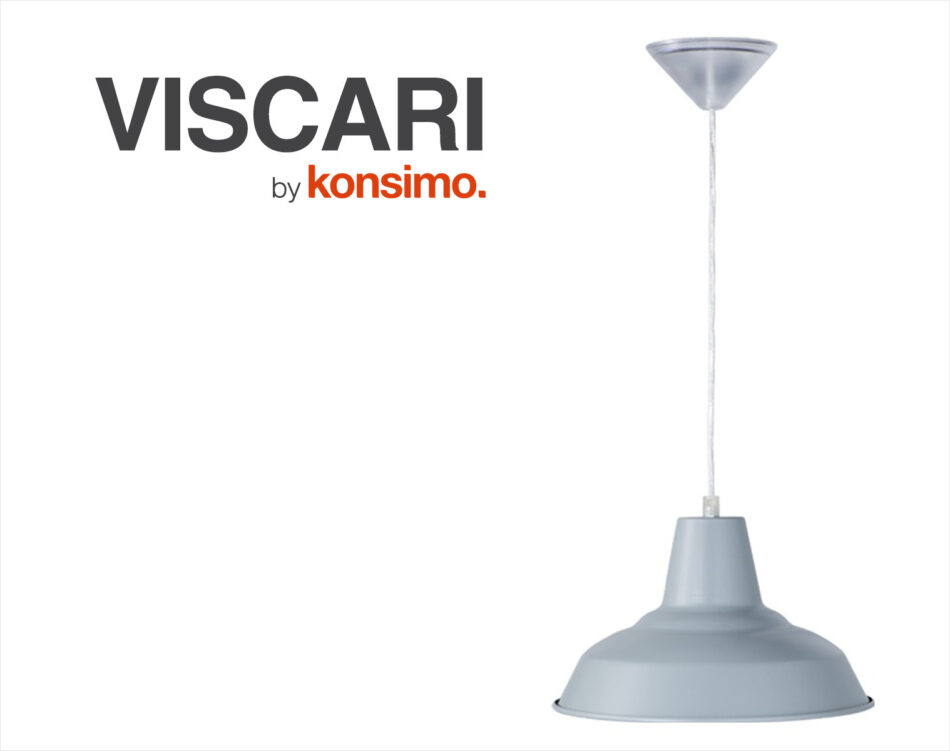 VISCARI Lampa wisząca szary/ matowy - zdjęcie 3