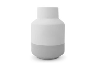 ERODI, https://dev1-mda.konsimo.pl/kolekcja/erodi/ Wazon biały/szary - zdjęcie