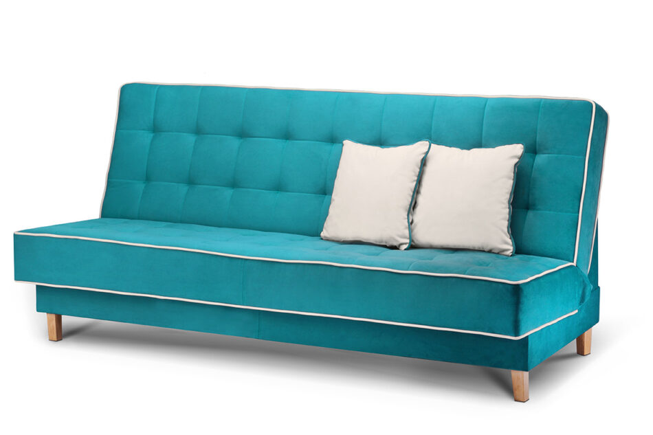 DOZER Wersalka turkusowy/ecru - zdjęcie 1