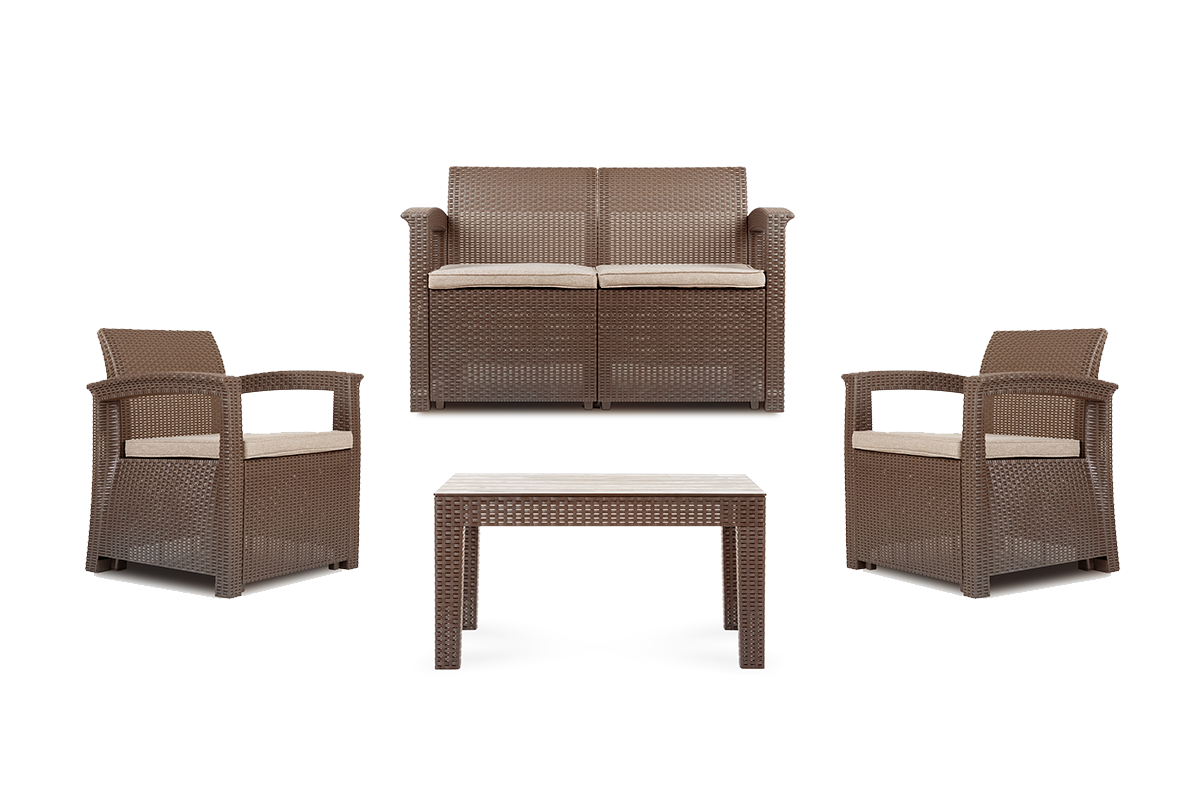 Zestaw mebli ogrodowych (2,1,1,st.)