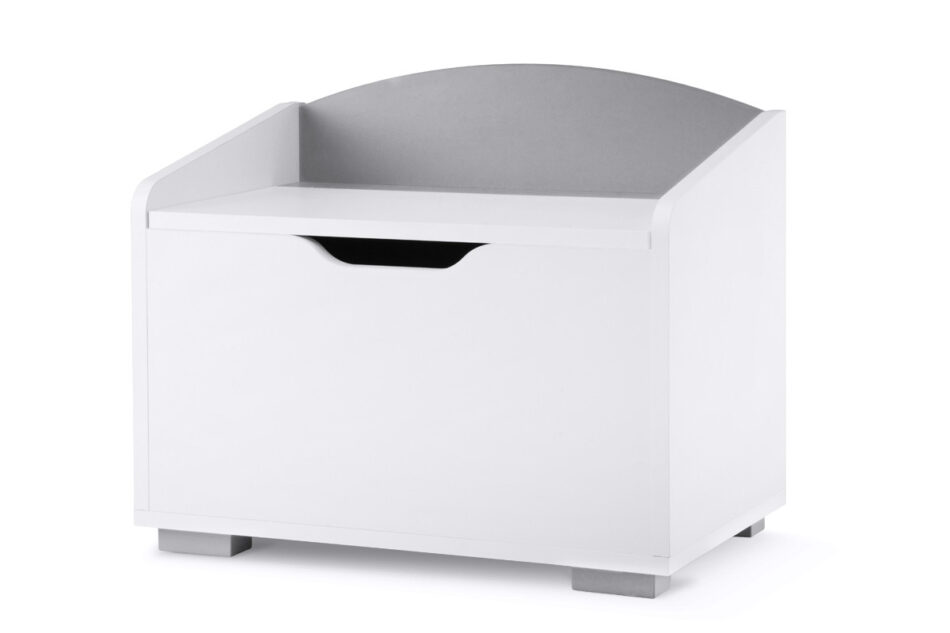 PABIS Zestaw meble do pokoju dla dziecka szare 4 elementy biały/szary - zdjęcie 7