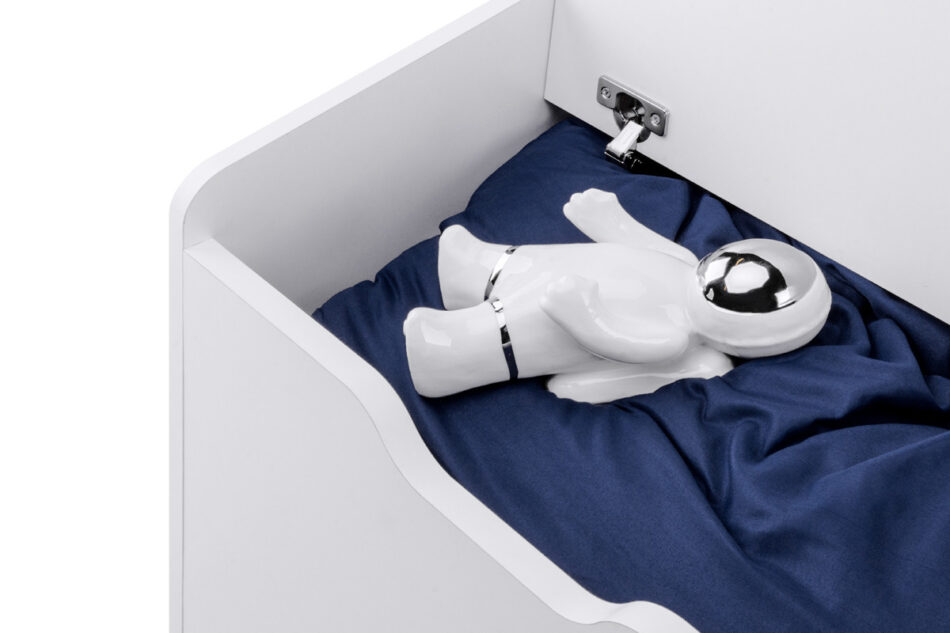 PABIS Zestaw meble do pokoju dla dziecka szare 4 elementy biały/szary - zdjęcie 10