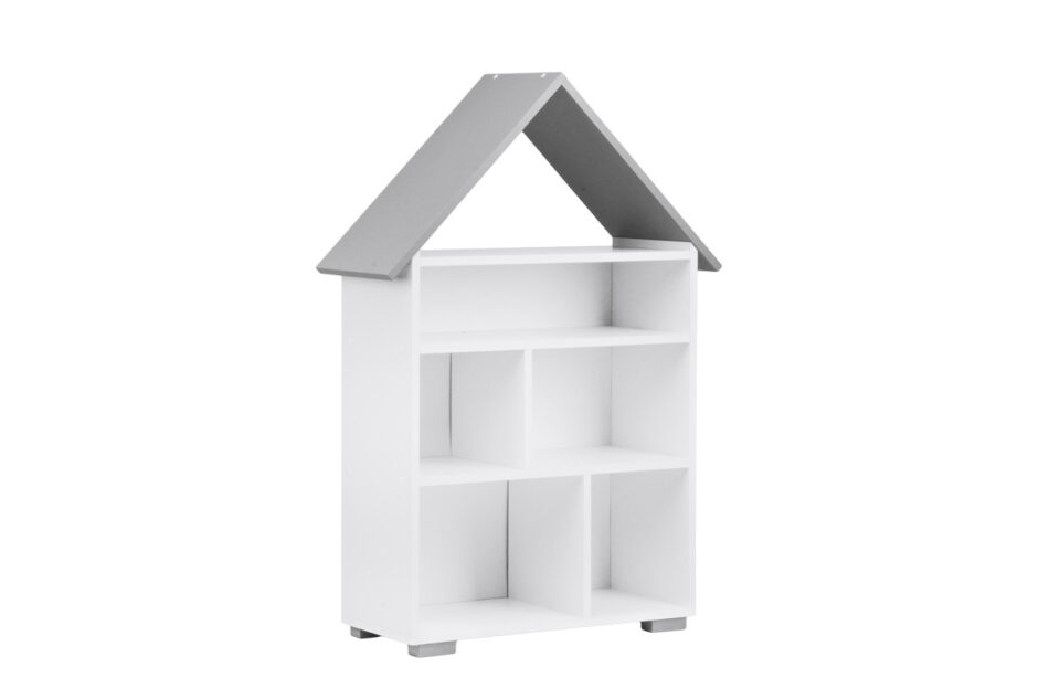 PABIS Zestaw meble do pokoju dziecka szare 4 elementy biały/szary - zdjęcie 2