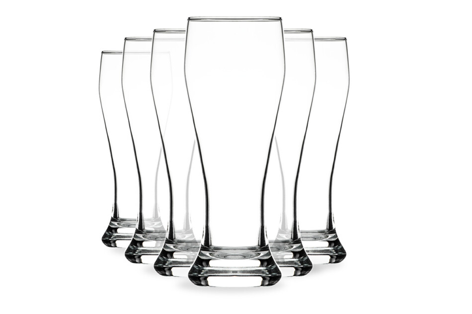 GERIE Szklanka do piwa (6szt.) przezroczysty - zdjęcie 1