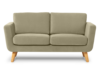 TAGIO Beżowa skandynawska sofa 2 osobowa beżowy - zdjęcie 1