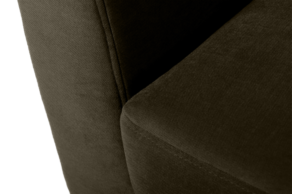 TAGIO Brązowa skandynawska sofa 2 osobowa brązowy - zdjęcie 6