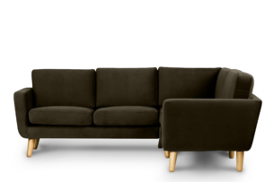 TAGIO, https://dev1-mda.konsimo.pl/kolekcja/tagio/ Brązowy narożnik skandynawski prawy brązowy - zdjęcie