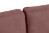 TAGIO Różowy narożnik skandynawski welur prawy koralowy - zdjęcie 6