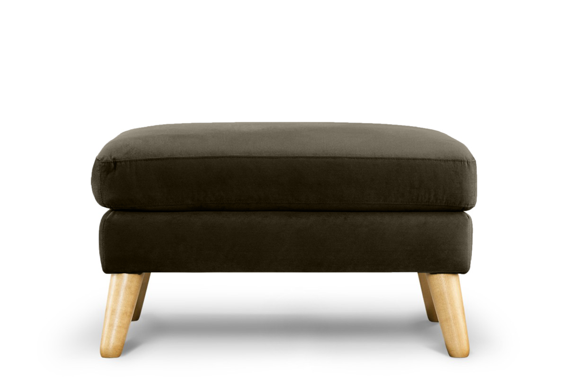 Brązowa pufa skandynawska