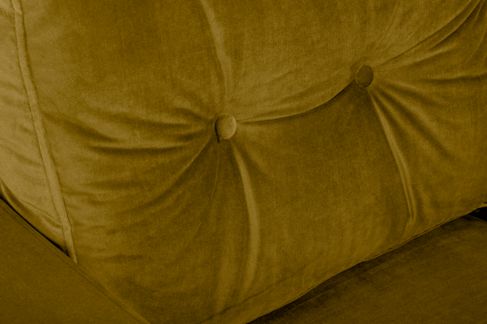 ERISO Żółty fotel welurowy do salonu miodowy - zdjęcie 3