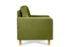 ERISO Zielony welurowy fotel do salonu oliwkowy - zdjęcie 3