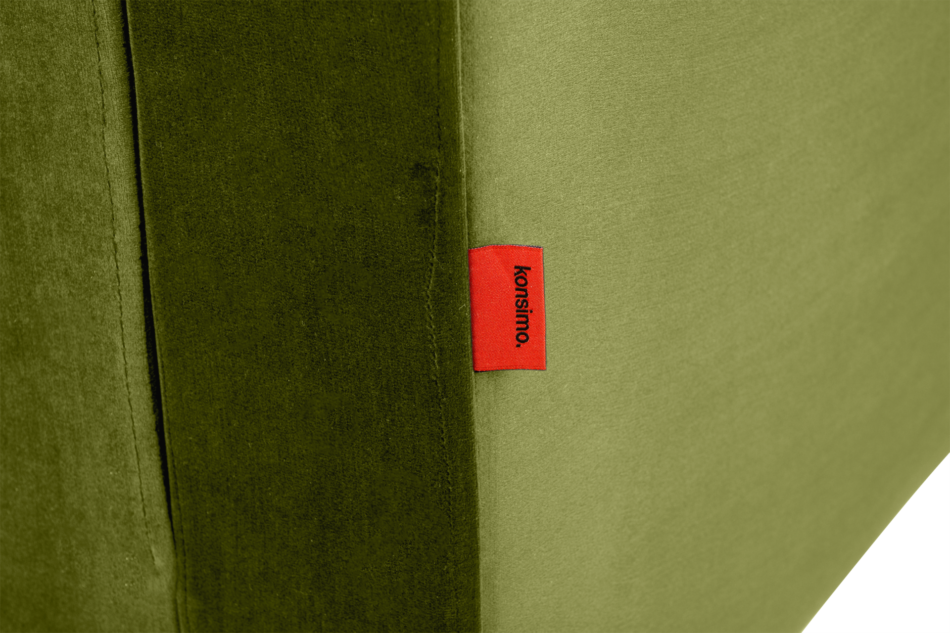ERISO Zielony welurowy fotel do salonu oliwkowy - zdjęcie 4