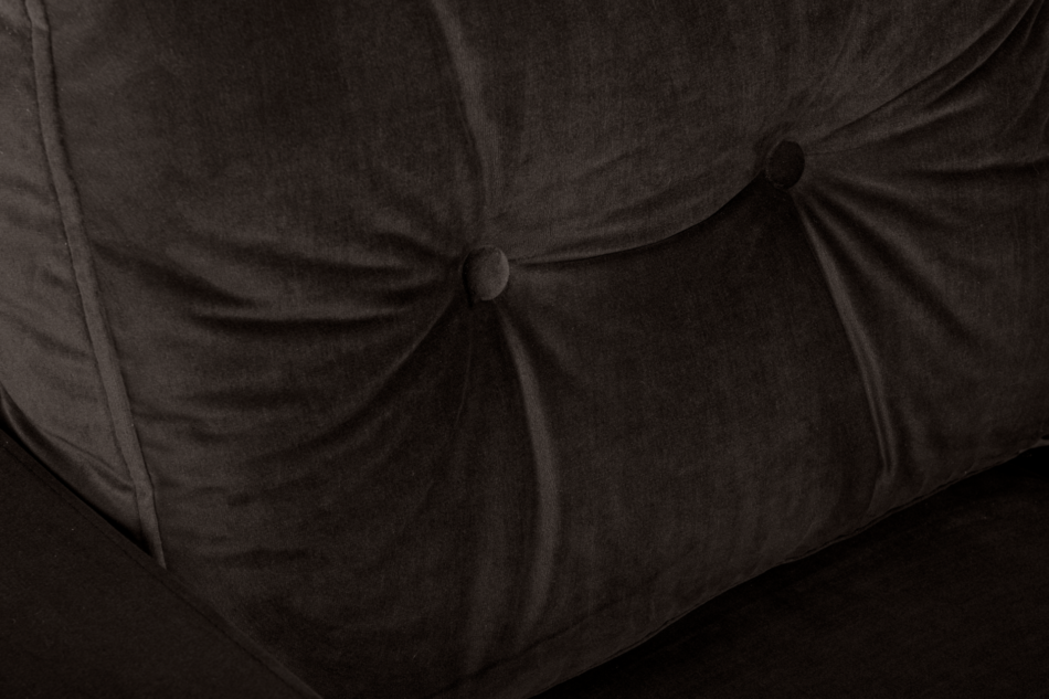 ERISO Brązowy welurowy fotel do salonu brązowy - zdjęcie 3