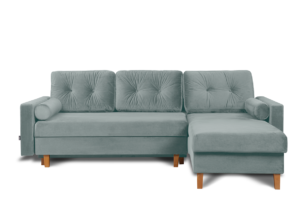 ERISO, https://dev1-mda.konsimo.pl/kolekcja/eriso/ Welurowy szary narożnik do salonu szary - zdjęcie