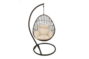 CULLUS, https://dev1-mda.konsimo.pl/kolekcja/cullus/ Fotel wiszący brązowy/ecru - zdjęcie