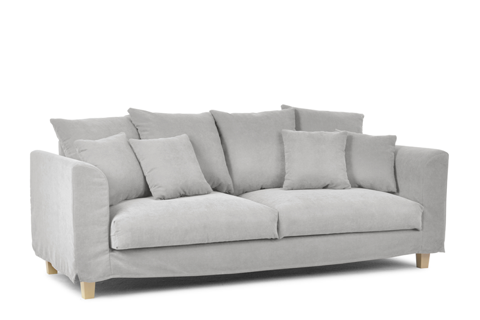 BRYONI Sofa 3 jasny szary - zdjęcie 1