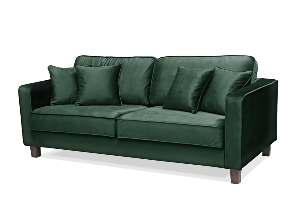 KANO Sofa 3 ciemny zielony - zdjęcie 1