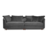JUNI Sofa 4 szary - zdjęcie 1