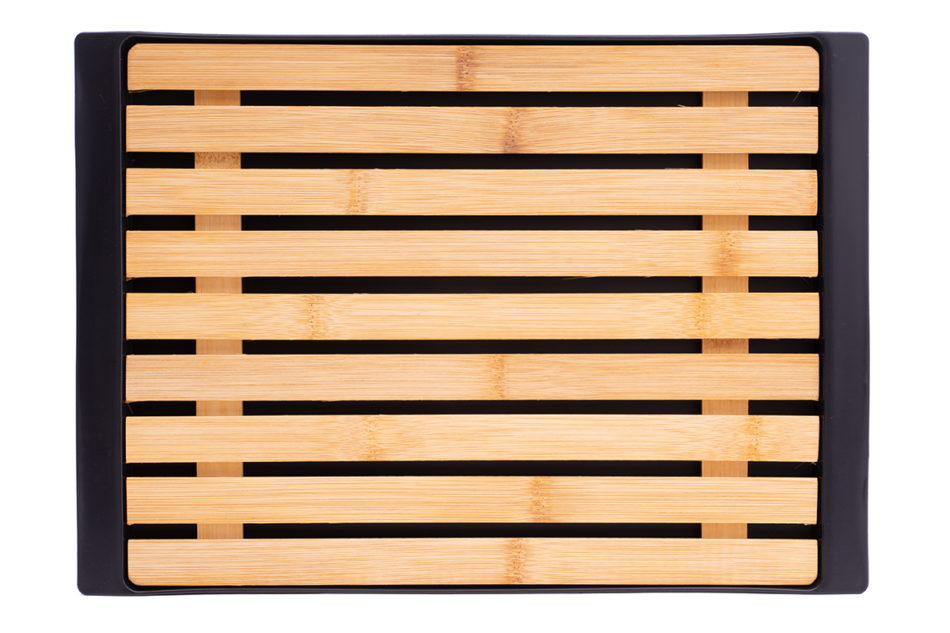 FRAXI Deska do krojenia z pojemnikiem brązowy/czarny - zdjęcie 0