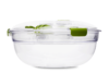 CAIMA Pojemnik na sałatkę przezroczysty/zielony - zdjęcie 1