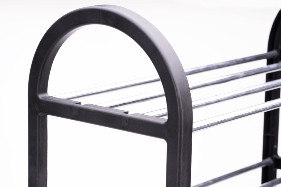 SELAGO Stojak na buty srebrny/czarny - zdjęcie 4