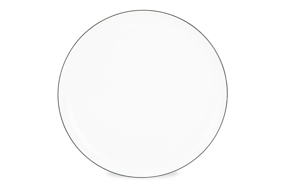 NORA CZARNY RANT Zestaw obiadowy 6os. (18 el.) Czarny Rant - zdjęcie 2