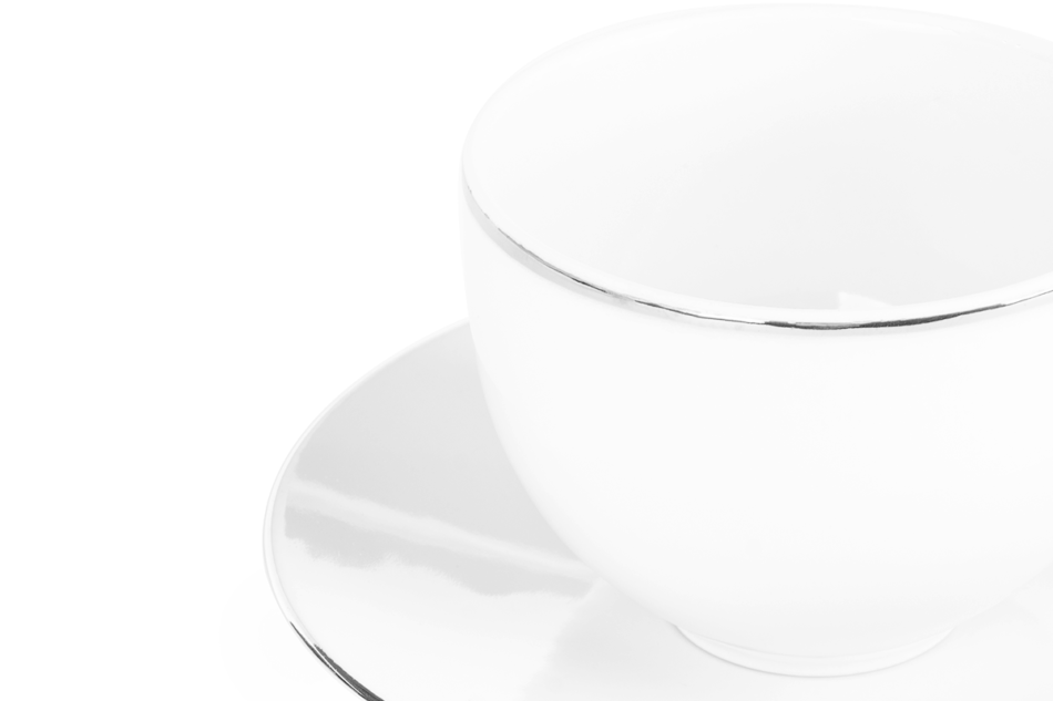 NORA PLATYNOWA LINIA Komplet filiżanek 6os. (12el.) Platynowa Linia - zdjęcie 2