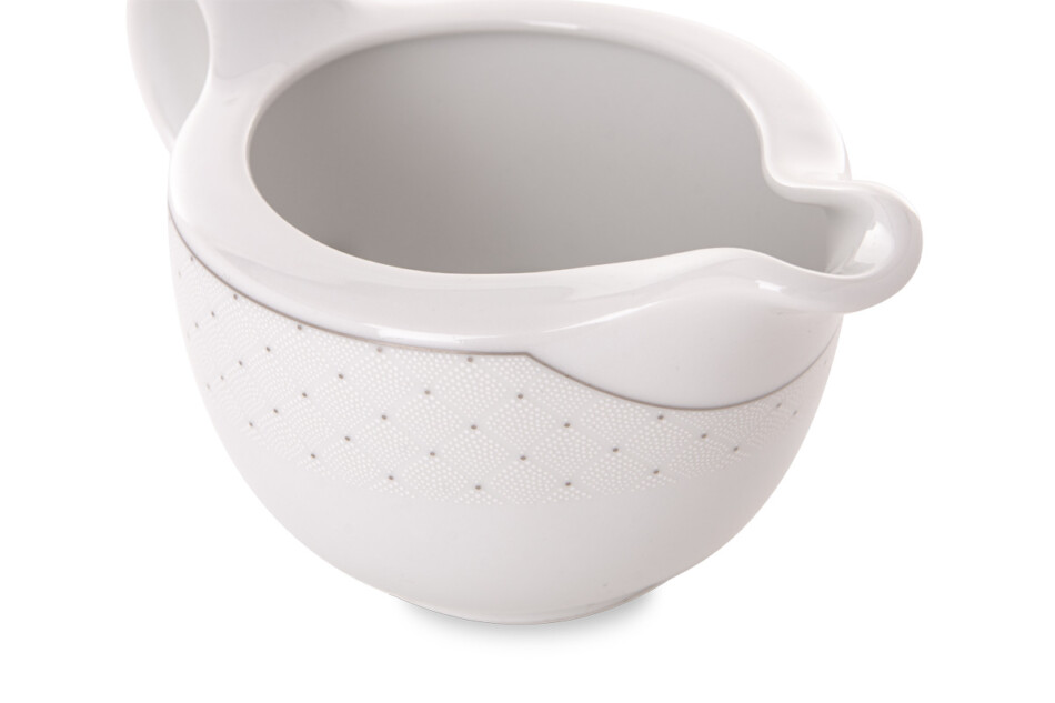 AMELIA CARMEN Zestaw obiadowy 6os. (25 el.) biały - zdjęcie 10