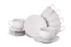 AMELIA CARMEN Komplet filiżanek 6os. (12el.) biały - zdjęcie 2