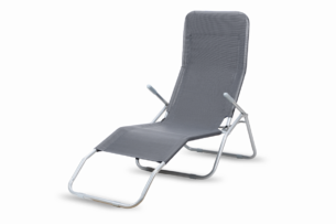 TRAGULUS, https://dev1-mda.konsimo.pl/kolekcja/tragulus/ Leżak ogrodowy jasny szary - zdjęcie