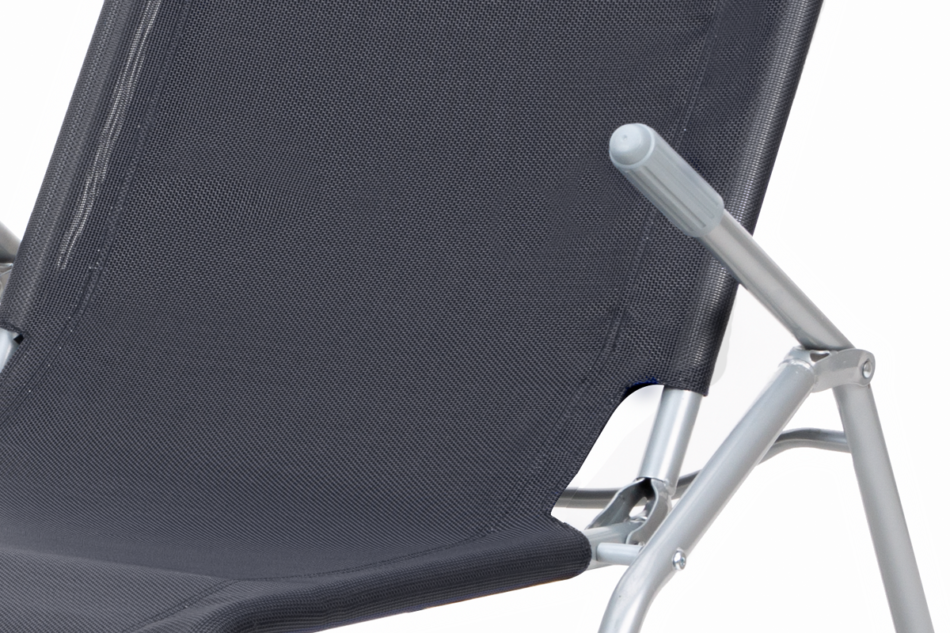 TRAGULUS Leżak ogrodowy jasny szary - zdjęcie 2