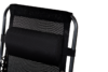 CORACIAS Leżak ogrodowy czarny - zdjęcie 5