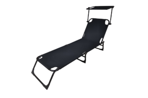 NORTELI, https://dev1-mda.konsimo.pl/kolekcja/norteli/ Leżak ogrodowy czarny - zdjęcie