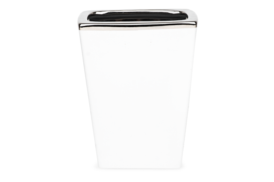 ALBUS Osłonka kwadrat biały/srebrny - zdjęcie 0