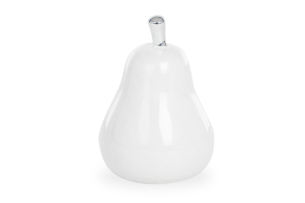 BIFLO, https://dev1-mda.konsimo.pl/kolekcja/biflo/ Figurka gruszka biały - zdjęcie