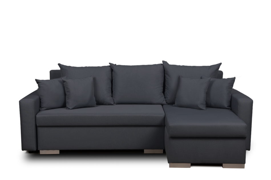 HALLIS Narożnik rozkładany (lewy/prawy) antracytowy - zdjęcie 1