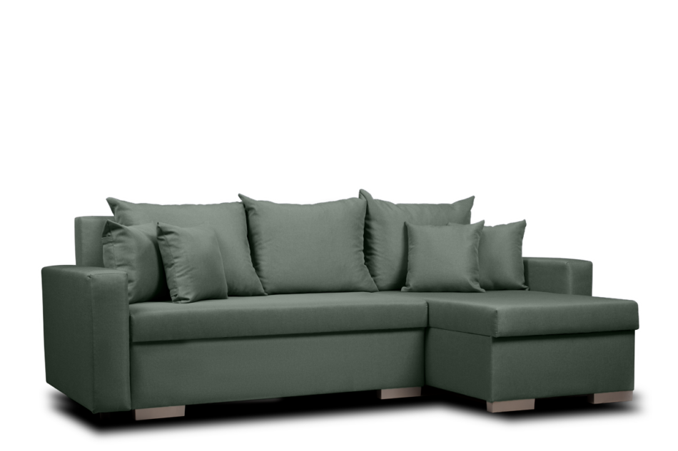 HALLIS Narożnik rozkładany (lewy/prawy) szary - zdjęcie 2