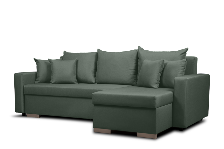 HALLIS Narożnik rozkładany (lewy/prawy) szary - zdjęcie 1