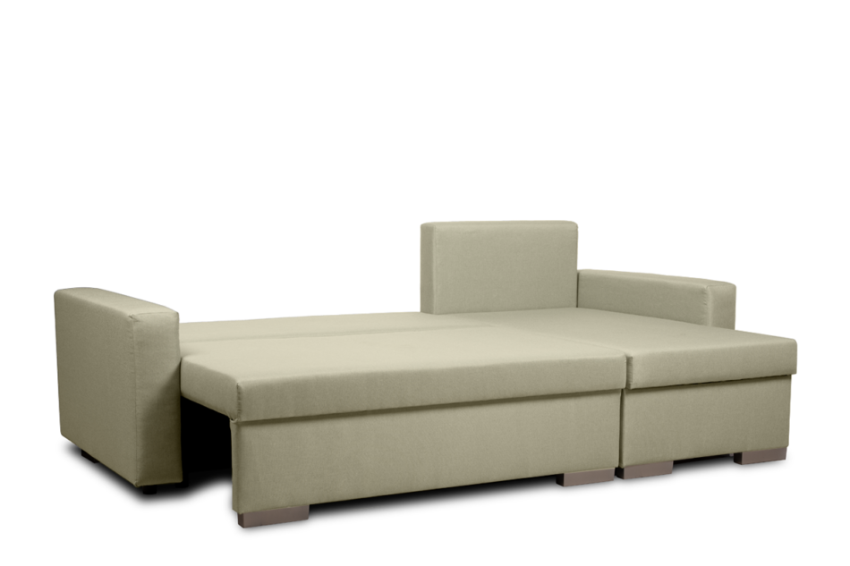 HALLIS Narożnik rozkładany (lewy/prawy) beżowy - zdjęcie 5