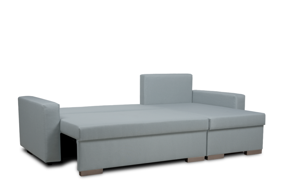 HALLIS Narożnik rozkładany (lewy/prawy) błękitny - zdjęcie 4